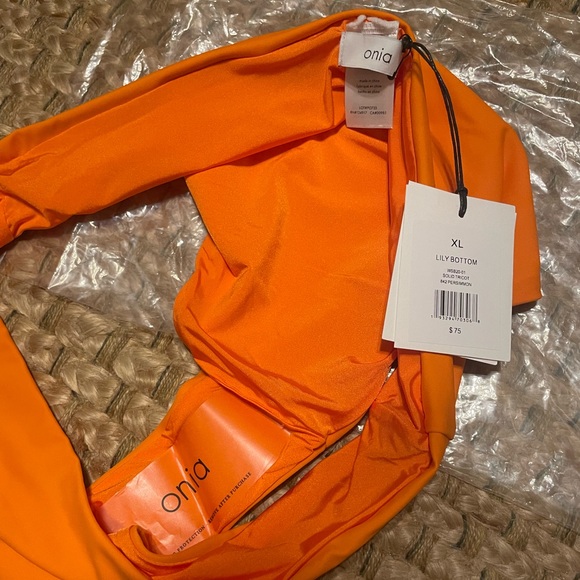 ONIA ❤️‍🔥 LILY BOTTOM IN PERSIMMON NWT SIZE XL